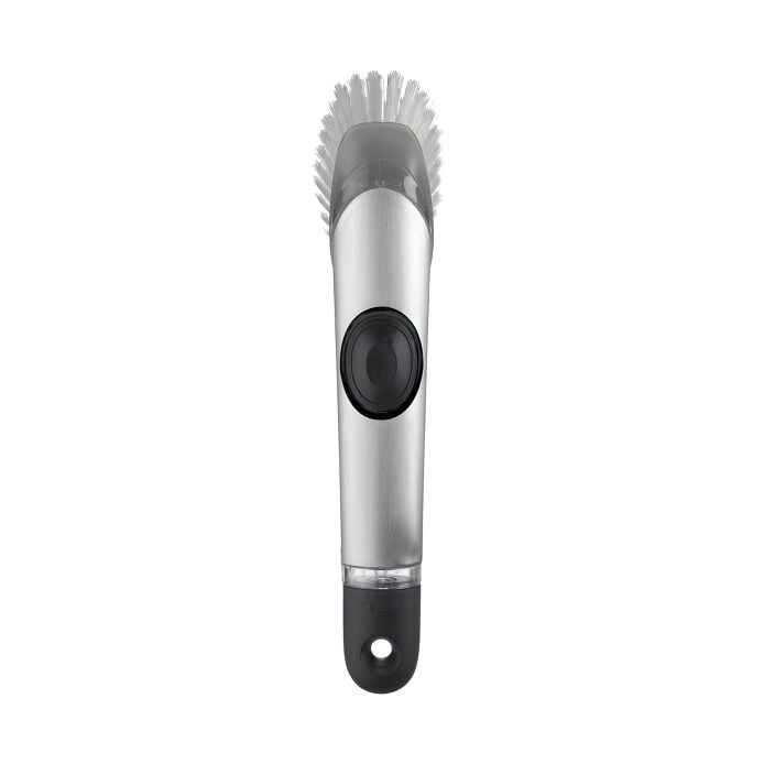 Steel Soap Dispensing Dish Brush - US 3318