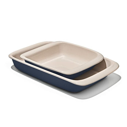 2 Qt Square Stoneware Baking Dish - Storm Blue - US 6466