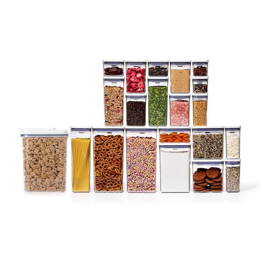 POP Large Cereal Dispenser (4.5 Qt.) & 20-Piece POP Container Set Bundle - US 1977