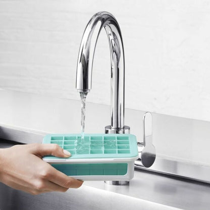 Covered Silicone Ice Cube Tray-Cocktail Cubes - US 6668