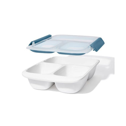 Prep & Go 4.1-Cup Divided Container - Ocean Blue - US 4262