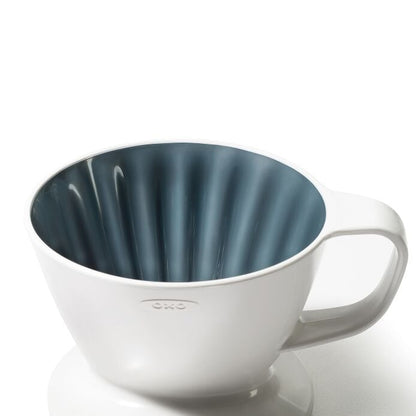 Pour-Over Coffee Maker with Water Tank - US 6458
