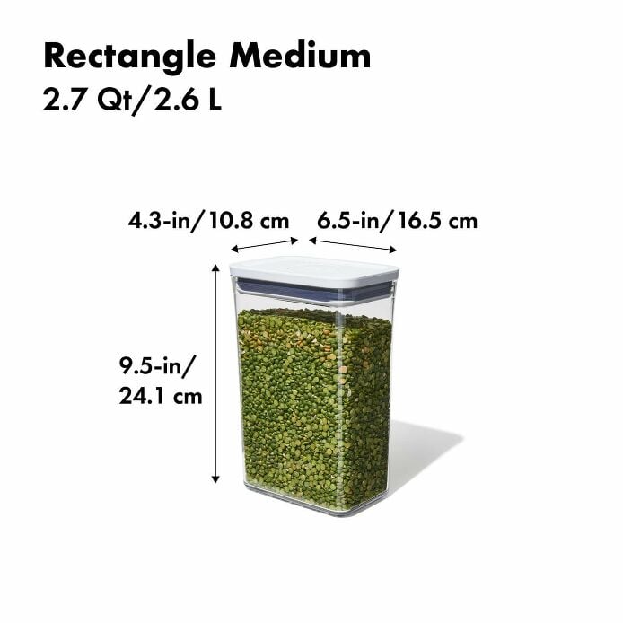 POP Container - Rectangle Medium (2.7 Qt.) - US 9021