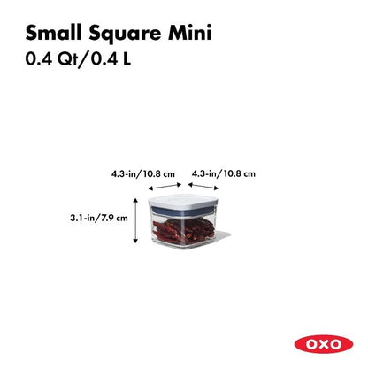 POP Container - Small Square Mini (0.4 Qt.) - US 7809