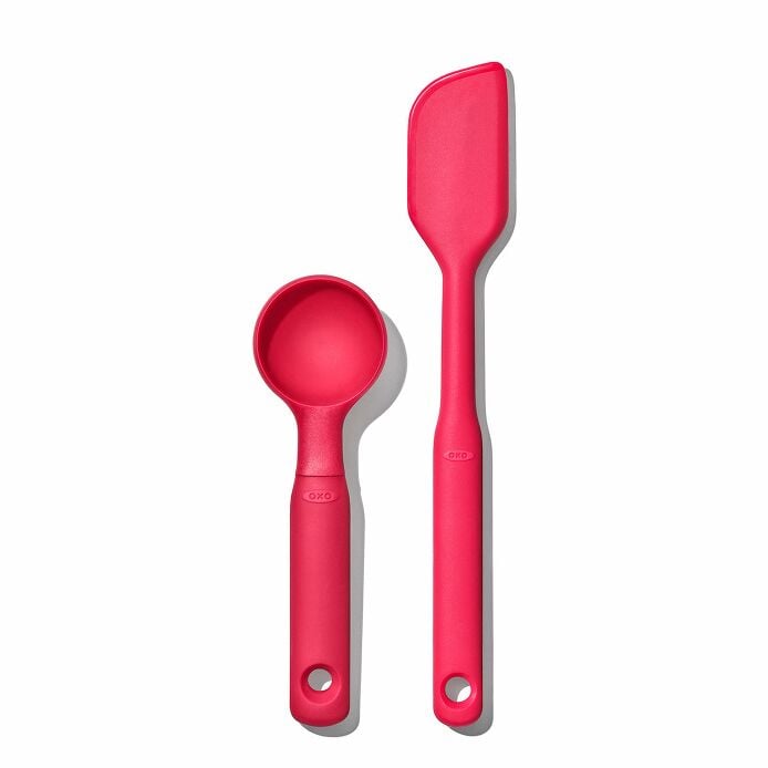 Silicone Cookie Scoop & Small Spatula Set - US 4403