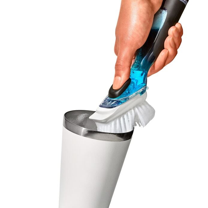 Soap Dispensing Dish Brush - US 6384