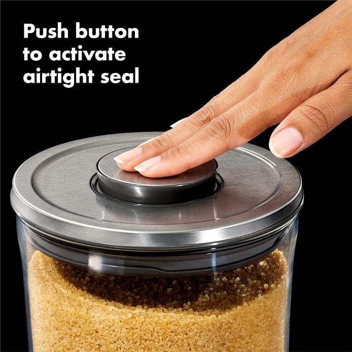 Steel 3-Piece POP Round Canister Graduated Set - US 2308