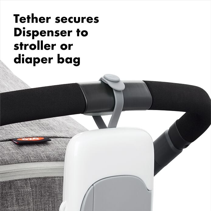 OXO TOT 2-Pack On-the-Go Wipes Dispenser, Gray - US 1905