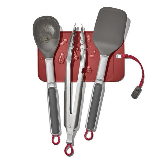 OXO Outdoor 4 -Piece Camp Stove Cooking Set - US 9884
