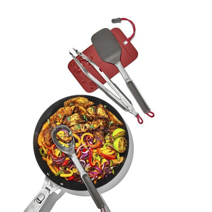 OXO Outdoor 4 -Piece Camp Stove Cooking Set - US 9884