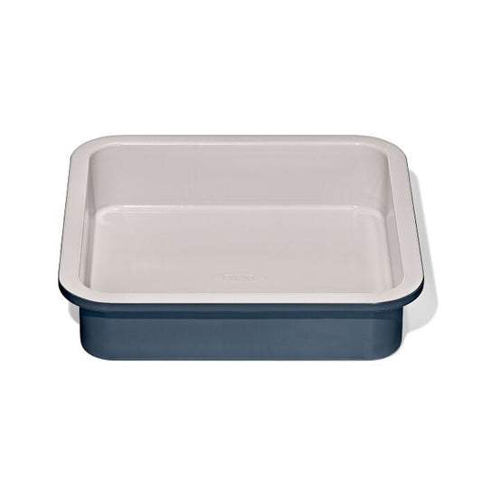 Non-Stick Pro Ceramic Coated Metal Bakeware 9” Square Cake Pan – Storm Blue - US 4981