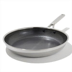 Trident Hybrid Non-Stick Stainless Steel 12 in Fry Pan - US 4583
