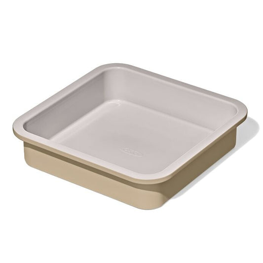 Non-Stick Pro Ceramic Coated Metal Bakeware 9" Square Cake Pan - Biscuit - US 5582