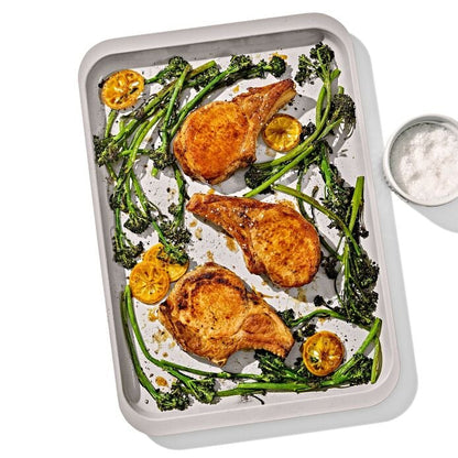 Non-Stick Pro Ceramic Coated Metal Bakeware Half Sheet Pan - Storm Blue - US 2379