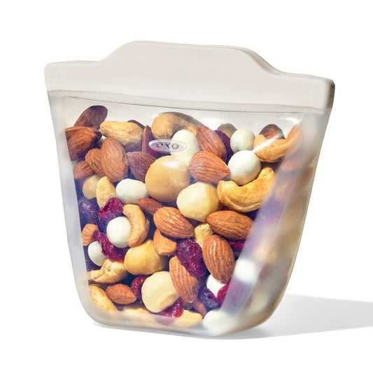 Silicone Reusable Bag - Stand-Up Cup (8 oz) - Oat - US 5207
