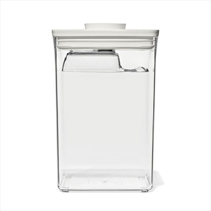 OXO Pet POP Container with Scoop — Big Square Medium — 4.4 Qt/4.2 L - US 3903