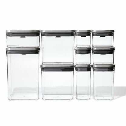 Steel 12-Piece POP Container Set - US 0104