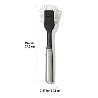 Steel Dish Brush with Replaceable Head - US 6943