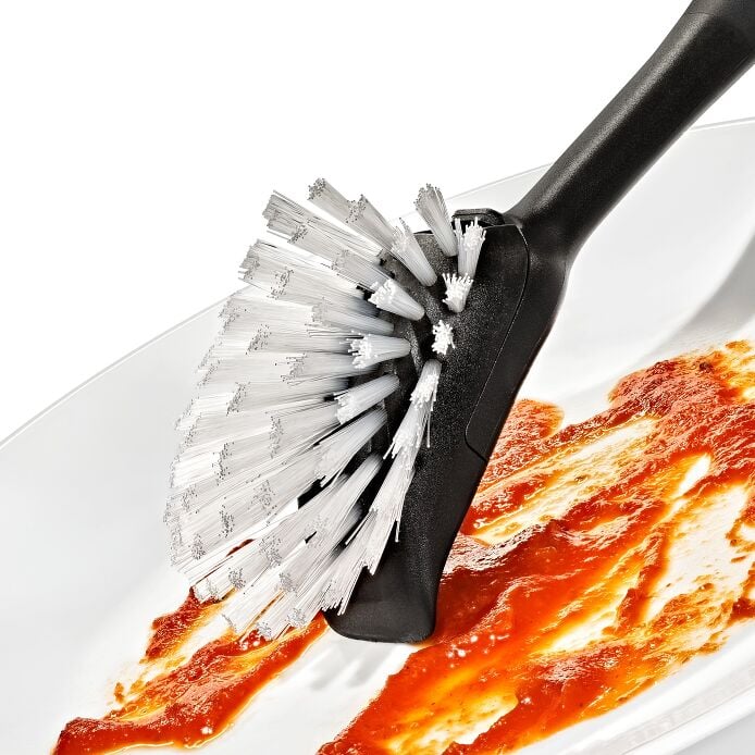Steel Dish Brush with Replaceable Head - US 6943