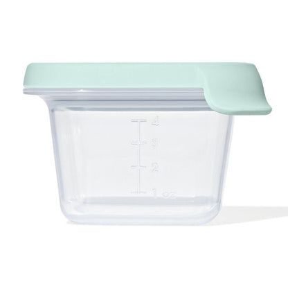 Silicone Baby Blocks Food Storage Containers (4 oz) - Opal - US 7290